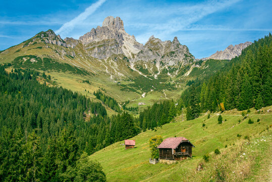 View of mountains