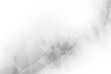 Abstract white and gray color, modern design background with geometric shape. Vector illustration.