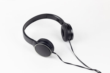headphones on a white background. Headphone product photo