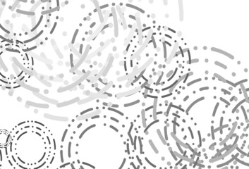 Light Silver, Gray vector layout with circle shapes.