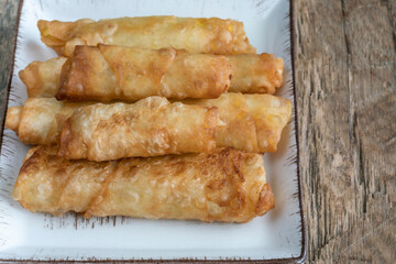 Traditional Cigar Shaped Rolls known as 
