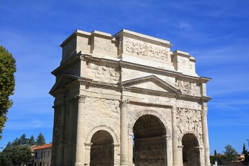 Fototapeta na wymiar Orange France - Triumphal Arch