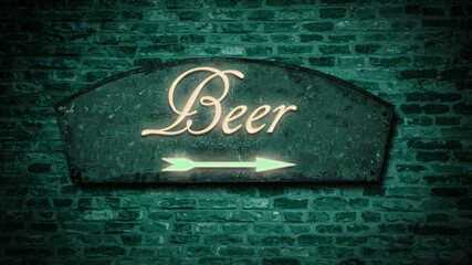 Street Sign to Beer
