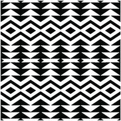 Seamless ethnic pattern color black and white.Can be used in fabric design for clothes, accessories; decorative paper, wrapping, background, wallpaper, Vector illustration.