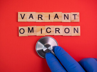 Omicron variant displaces Delta. Emergence of new dangerous strain of coronavirus COVID-19 Omicron....