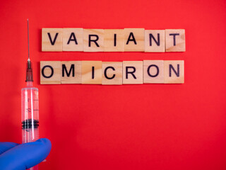 Omicron variant displaces Delta. Emergence of new dangerous strain of coronavirus COVID-19 Omicron....