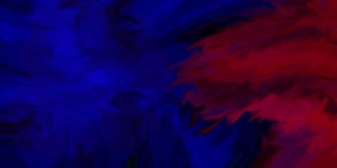 Bright vintage textured aquarelle ink canvas for modern design. Vivid cosmic creative neon pink, purple and blue watercolor on black paper background. Abstract grungy texture water color illustration