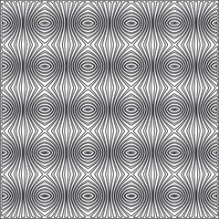 Vector pattern with symmetrical elements. Repeating geometric tiles from striped elements.Monochrome stylish texture.Black and
white pattern for wallpapers and backgrounds.