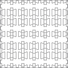 
Vector ethnic pattern with symmetrical elements . Repeating geometric tiles from striped elements.Monochrome texture.Black and 
white pattern for wallpapers and backgrounds.