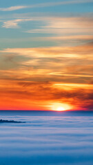 Fototapeta premium sunrise over the mountains