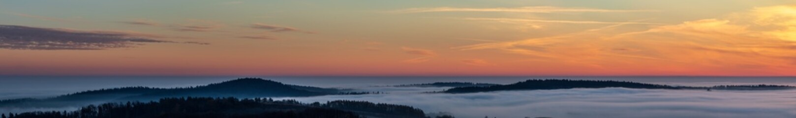 sunrise over the mountains