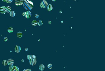 Light green, yellow vector template with circles.