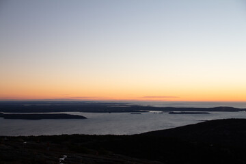 Fototapeta premium sunrise over the mountains