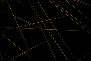 Fototapeta premium Abstract black with gold lines, triangles background modern design. Vector illustration EPS 10.