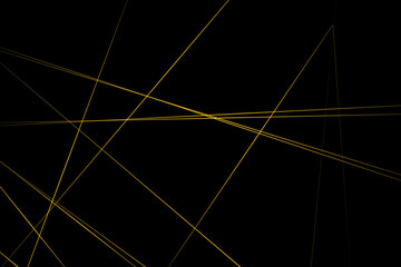 Abstract black with gold lines, triangles background modern design. Vector illustration EPS 10.