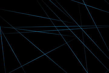 Abstract black with blue lines, triangles background modern design. Vector illustration EPS 10.