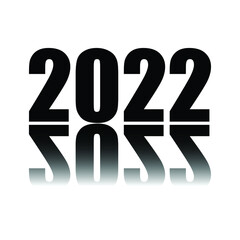 New 2022 Year Vector Illustration