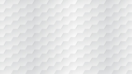 hexagon abstract, honeycomb white background, light and shadow, vector
