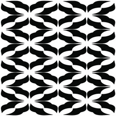 Seamless vector pattern in geometric ornamental style. Black  pattern.Design element for prints, backgrounds, template, web pages 
and textile pattern. Geometric art.