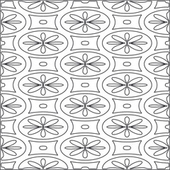 
Vector pattern with symmetrical elements . Repeating geometric tiles from striped elements.Monochrome stylish texture.Black and 
white pattern for wallpapers and backgrounds.
