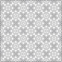 
Vector pattern with symmetrical elements . Repeating geometric tiles from striped elements.Monochrome stylish texture.Black and 
white pattern for wallpapers and backgrounds.