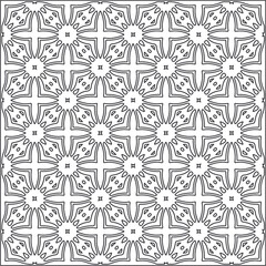 
Vector pattern with symmetrical elements . Repeating geometric tiles from striped elements.Monochrome stylish texture.Black and 
white pattern for wallpapers and backgrounds.