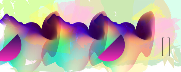 Collage contemporary floral seamless pattern. Modern exotic jungle fruits and plants illustration in vector