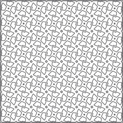 
Vector pattern with symmetrical elements . Repeating geometric tiles from striped elements.Monochrome stylish texture.Black and 
white pattern for wallpapers and backgrounds.