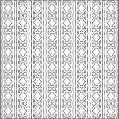 
Vector pattern with symmetrical elements . Repeating geometric tiles from striped elements.Monochrome stylish texture.Black and 
white pattern for wallpapers and backgrounds.