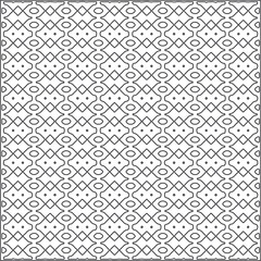 
Vector pattern with symmetrical elements . Repeating geometric tiles from striped elements.Monochrome stylish texture.Black and 
white pattern for wallpapers and backgrounds.