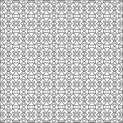 
Vector pattern with symmetrical elements . Repeating geometric tiles from striped elements.Monochrome stylish texture.Black and 
white pattern for wallpapers and backgrounds.