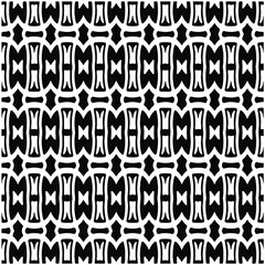 Seamless vector pattern in geometric ornamental style. Black  pattern.Design element for prints, backgrounds, template, web pages 
and textile pattern. Geometric art.