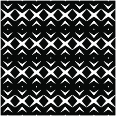 Vector ethnic pattern with symmetrical elements . Repeating geometric tiles from striped elements.Monochrome texture.Black and 
white pattern for wallpapers and backgrounds.