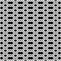 Seamless vector pattern in geometric ornamental style. Black  pattern.Design element for prints, backgrounds, template, web pages 
and textile pattern. Geometric art.