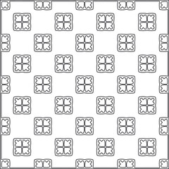 Vector pattern with symmetrical elements . Repeating geometric tiles from striped elements.Monochrome stylish texture.Black and 
white pattern for wallpapers and backgrounds.