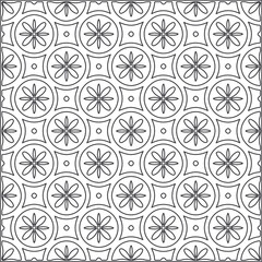 Vector pattern with symmetrical elements . Repeating geometric tiles from striped elements.Monochrome stylish texture.Black and 
white pattern for wallpapers and backgrounds.
