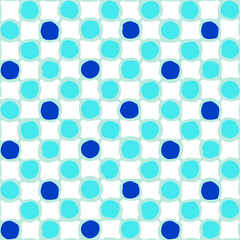 Vintage mosaic pattern. Blue portuguese tile.