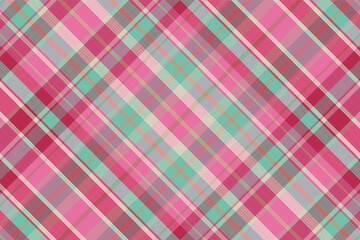 Seamless tartan plaid pattern background with valentine s color.