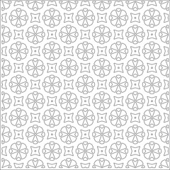 Vector pattern with symmetrical elements . Repeating geometric tiles from striped elements.Monochrome stylish texture.Black and 
white pattern for wallpapers and backgrounds.