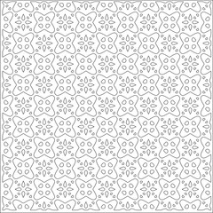 Vector pattern with symmetrical elements . Repeating geometric tiles from striped elements.Monochrome stylish texture.Black and 
white pattern for wallpapers and backgrounds.