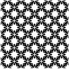 Seamless vector pattern in geometric ornamental style. Black  pattern.Design element for prints, backgrounds, template, web pages 
and textile pattern. Geometric art.