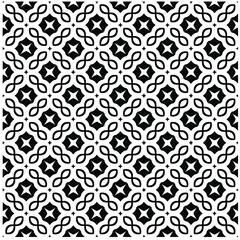 Seamless vector pattern in geometric ornamental style. Black  pattern.Design element for prints, backgrounds, template, web pages 
and textile pattern. Geometric art.