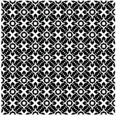 Seamless vector pattern in geometric ornamental style. Black  pattern.Design element for prints, backgrounds, template, web pages 
and textile pattern. Geometric art.