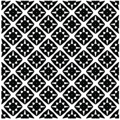 Seamless vector pattern in geometric ornamental style. Black  pattern.Design element for prints, backgrounds, template, web pages 
and textile pattern. Geometric art.