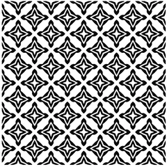 Fotobehang Seamless vector pattern in geometric ornamental style. Black  pattern.Design element for prints, backgrounds, template, web pages  and textile pattern. Geometric art. © t2k4