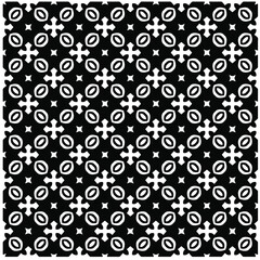 Seamless vector pattern in geometric ornamental style. Black  pattern.Design element for prints, backgrounds, template, web pages 
and textile pattern. Geometric art.