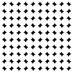 Seamless vector pattern in geometric ornamental style. Black  pattern.Design element for prints, backgrounds, template, web pages 
and textile pattern. Geometric art.