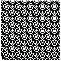 Seamless vector pattern in geometric ornamental style. Black  pattern.Design element for prints, backgrounds, template, web pages 
and textile pattern. Geometric art.
