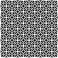 Seamless vector pattern in geometric ornamental style. Black  pattern.Design element for prints, backgrounds, template, web pages 
and textile pattern. Geometric art.