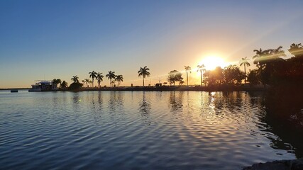 Fototapeta premium Chetumal pier sunset